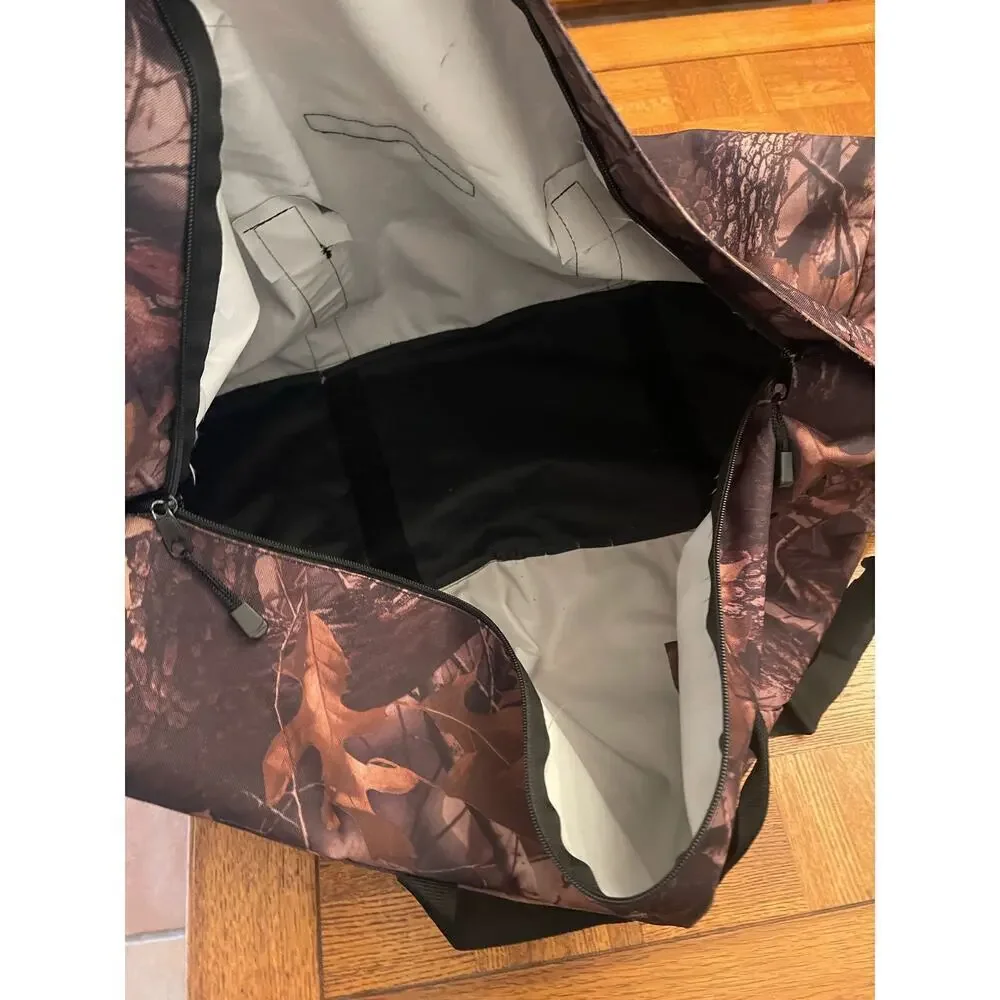 National Wild Turkey Federation NWTF Brown  Camo XL Duffel Bag Hunting